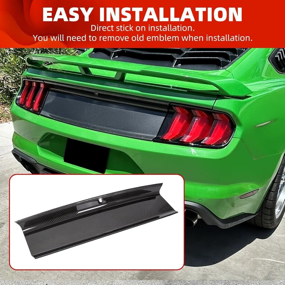 Carbon Fiber style REAR Decklid for 2015-2024 Mustang s550